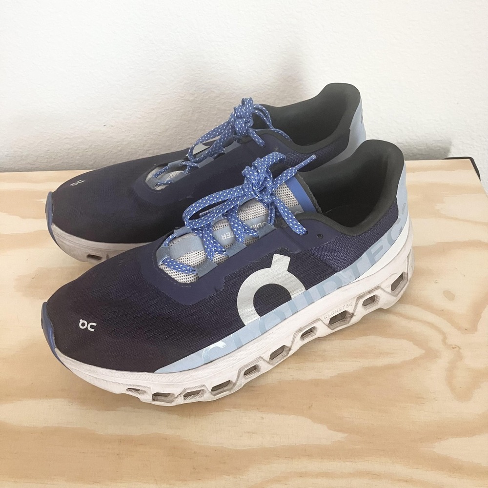 On CloudMonster Shoes Womens Size 9 Blue Running CloudTec Sneakers 61.99026